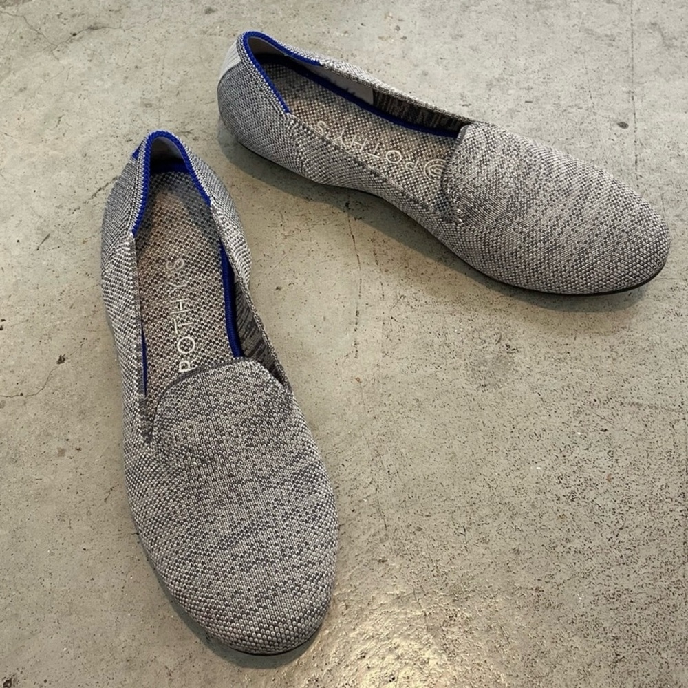 Rothy’s The Loafer, Gray Women’s Size 7.5